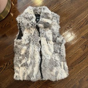 Saks Fifth Avenue Rabbit fur vest